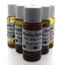 10ml Mystic Amber Herbal Spell Oil Mind Body Soul